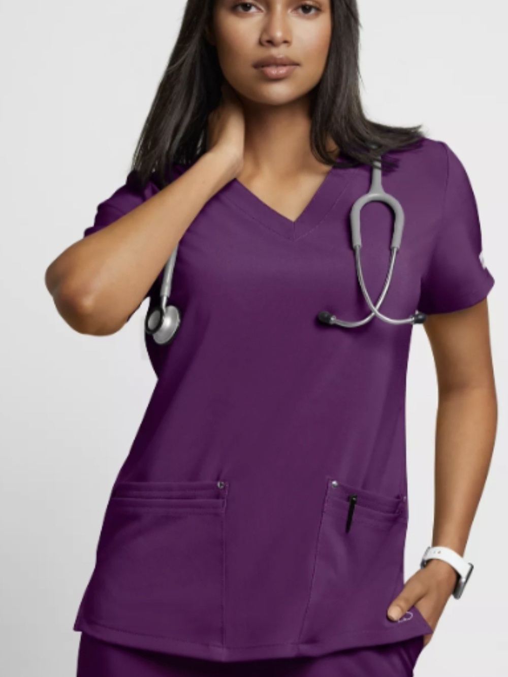 Easy Stretch Scrub Top